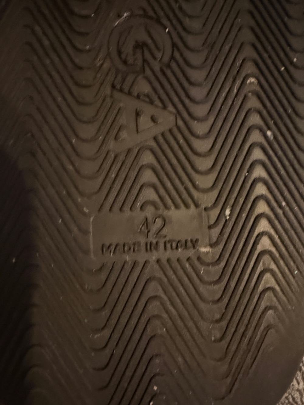 Balenciaga Royal Blue Leather Logo Slide Sandals - Picture 5 of 9